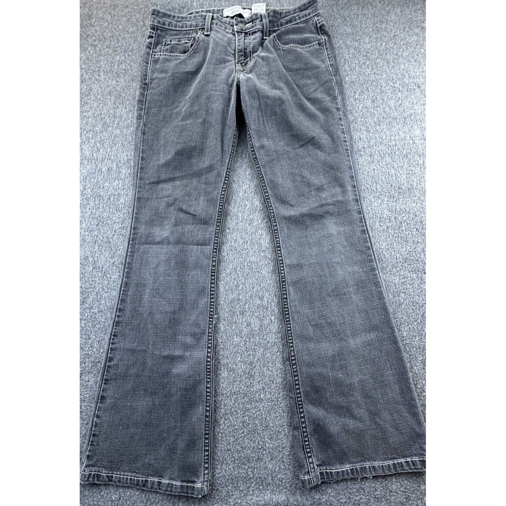 Levi Strauss Jeans Juniors 9 Medium Gray Denim Lowrise Bootcut‎ Y2K 90's